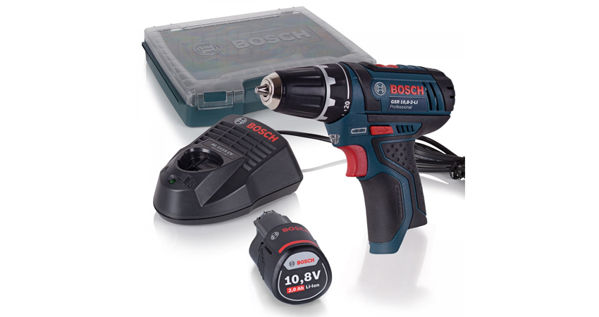 Bosch Akkuschrauber GSR 10,8-2-LI für 50€ – 1x 2,0 Ah Akku, Ladegerät und i-BOXX 72
