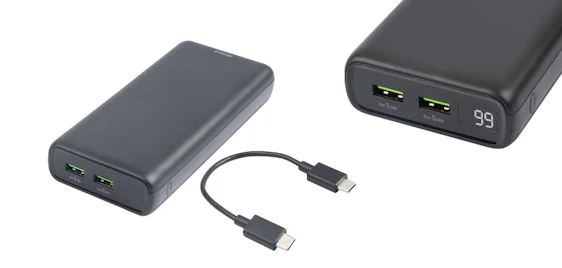 Deltaco Powerbank für 43€ - 60W PD, 20.000mAh, USB-C