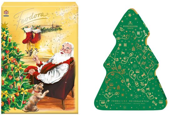 Adventskalender mit Rabatt! Feodora Kalender für 7,79€ oder Niederegger Kalender für 9,29€