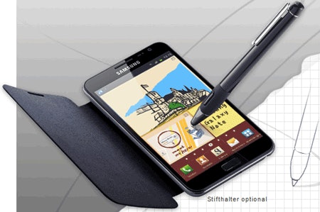 Kostenloses Flip Cover für Samsung Galaxy Note N7000 Besitzer