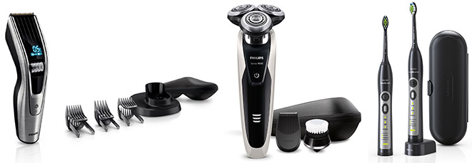 Rabatt auf schwarze Pflegeprodukte von Philips auf Amazon.de - z.B. Philips Sonicare HX6912/51 FlexCare Schallzahnbürste Doppelpack für 109€