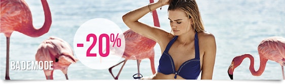 20% Rabatt auf ausgewählte Bademode oder 25% Rabatt auf ausgewählte Nachtwäsche bei Hunkemöller
