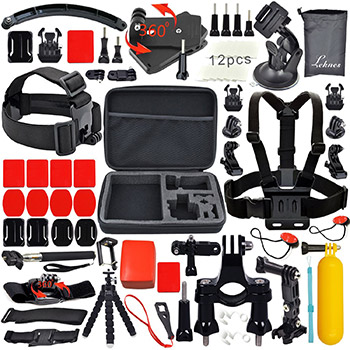 Leknes GoPro Zubehörset mit 31 Teilen für 20€ durch Gutschein