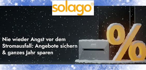 Solago Winter Sale ❄️ über 1.000€ Rabatt auf Solarkraftwerke