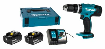 Makita DHP453RFJ 2x 3Ah Akku + Ladegerät+ MAKPAC Gr. 2 für 184,10 EUR inkl. Versand