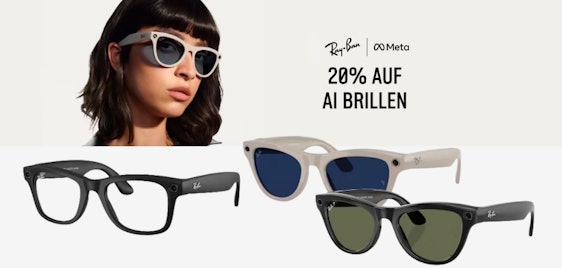 Smarte AI Brillen! 🤩 20% Rabatt auf die Ray-Ban Meta – Style trifft smarte Technologie