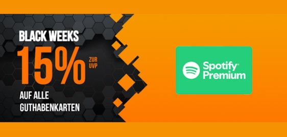 Bereits ausverkauft | Spotify Karten 15% günstiger - werbefrei, im offline Modus nutzbar
