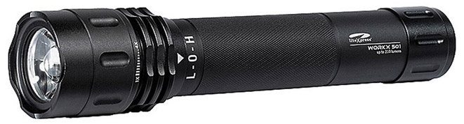 LiteXpress Aluminium-Taschenlampe Workx 501 LXL422001 für 14,99€ - 210 Lumen