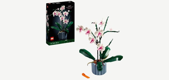 Lego Icons Orchidee (10311) für 29€ - Set mit weißen und rosa Blumen
