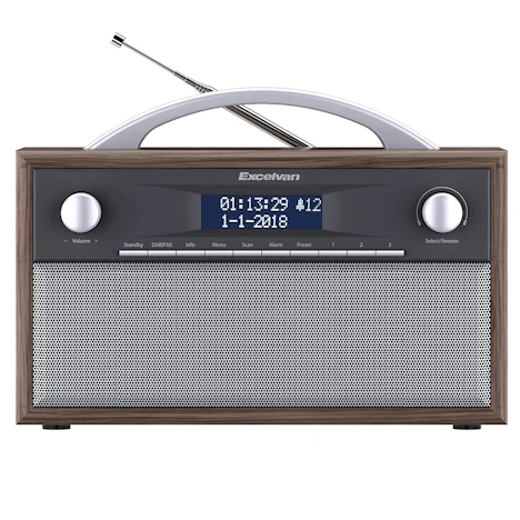 DAB+ digital Radio UKW Retroradio AM/FM Kristallklarer Klang