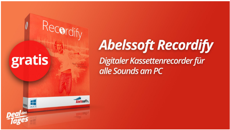 Gratis Vollversion von Recordify 2016 als Deal des Tages bei heise.de