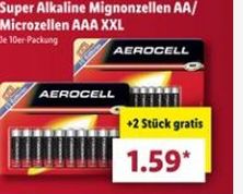 10 x Aerocell Batterien für 1,59 EUR [LIDL/Offline]