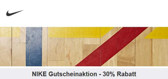 30% Rabatt auf bereits reduziete Produkte bei Nike *Update*