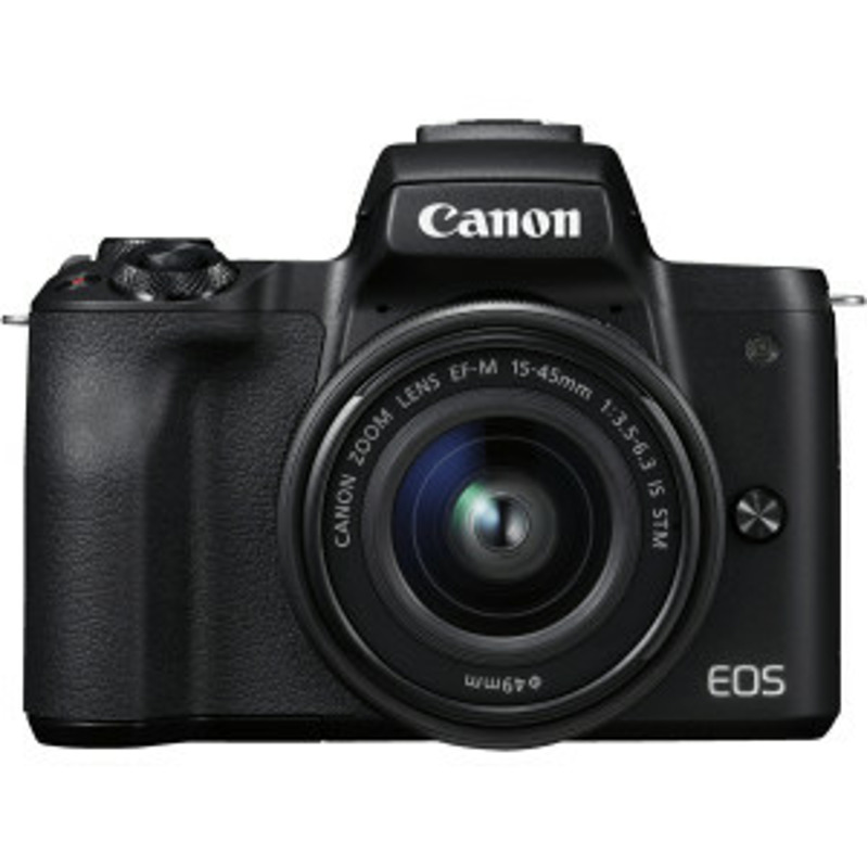 Canon EOS M50 Kit 15-45 mm + 55-200 mm schwarz mit 183,99€ Ersparnis