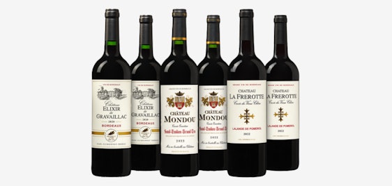 Bordeaux Weinpaket: 6 Flaschen fruchtig-intensiver Rotwein für 50€