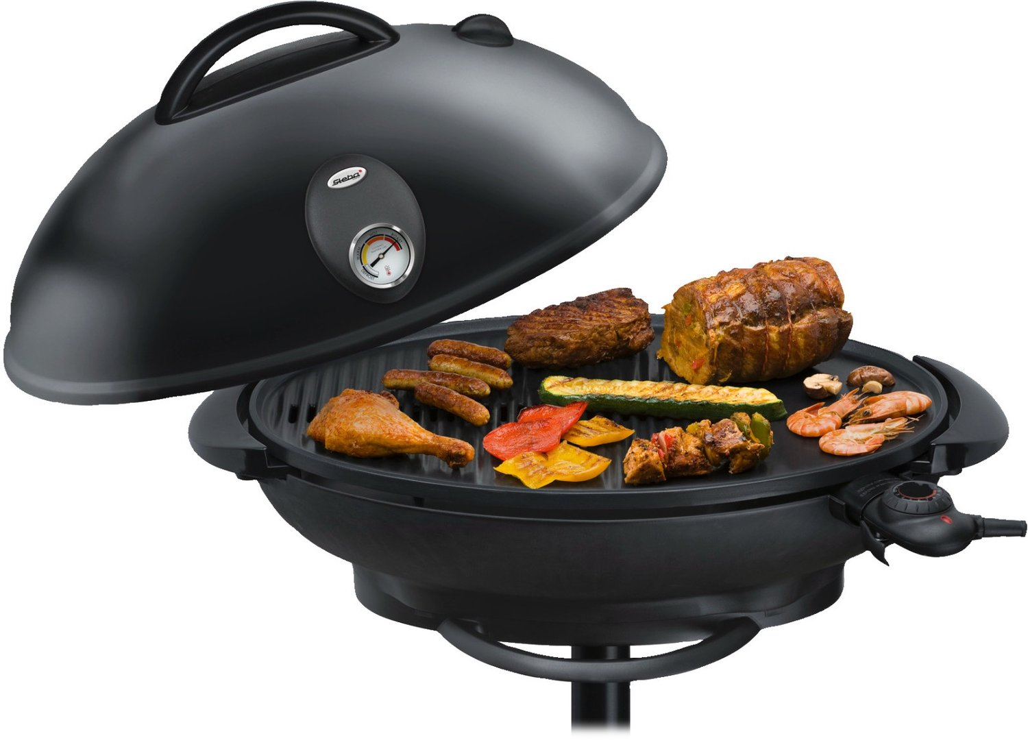 Steba VG 350 Big für 135€ - Elektro-Säulengrill mit Haube