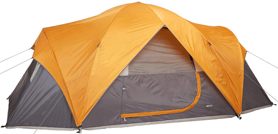AmazonBasics Kuppelzelt für 8 Personen für 69€ - mit 1,80m Innenraumhöhe