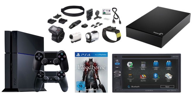 Tagesangebote bei Saturn - z.B. Sony Action Cam HDR-AZ1 für 279€