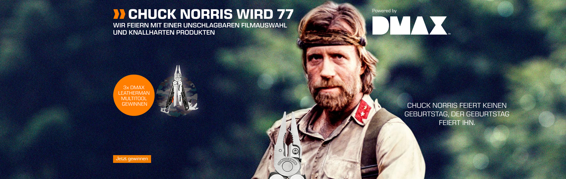 Chuck Norris wird 77 - Knallharte Produkte und unschlagbare Filmauswahl bei Saturn