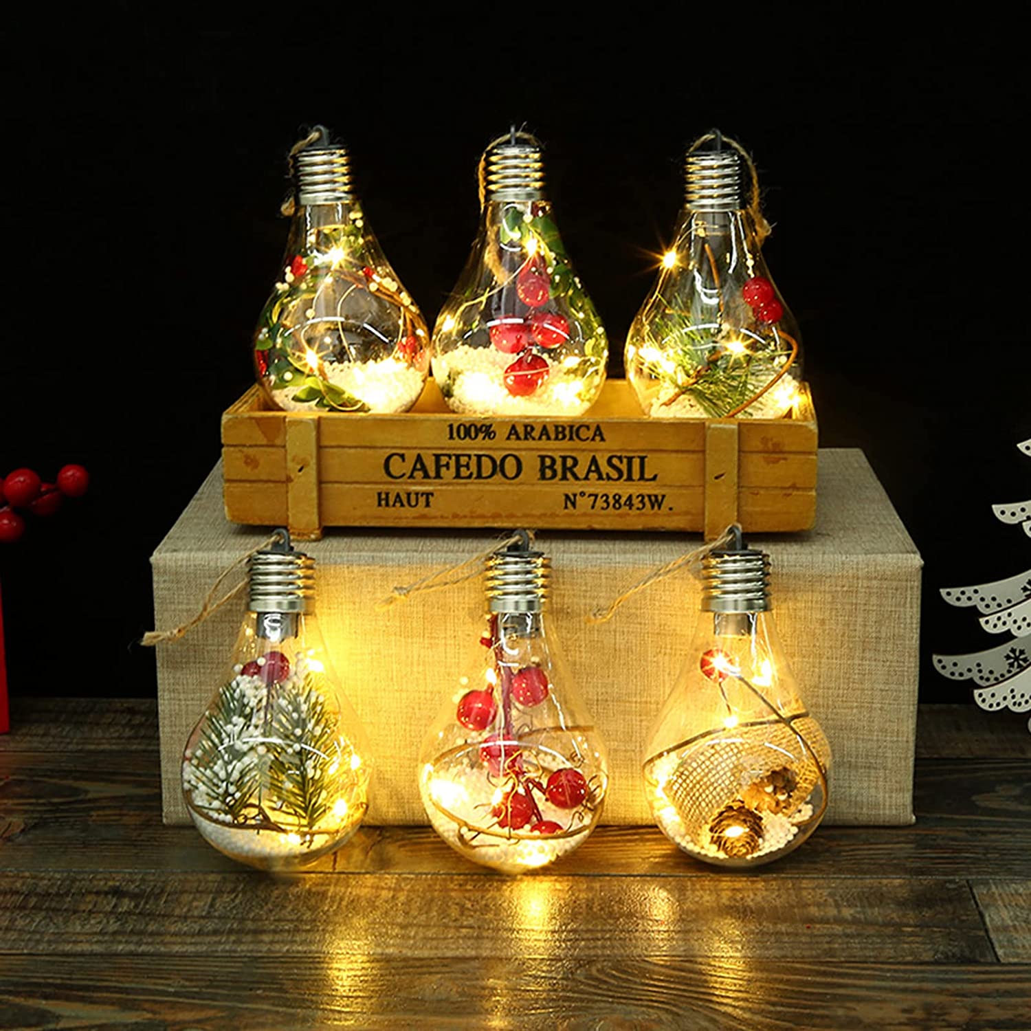 Weihnachtsbaum Hängelampe mit Hängeseil