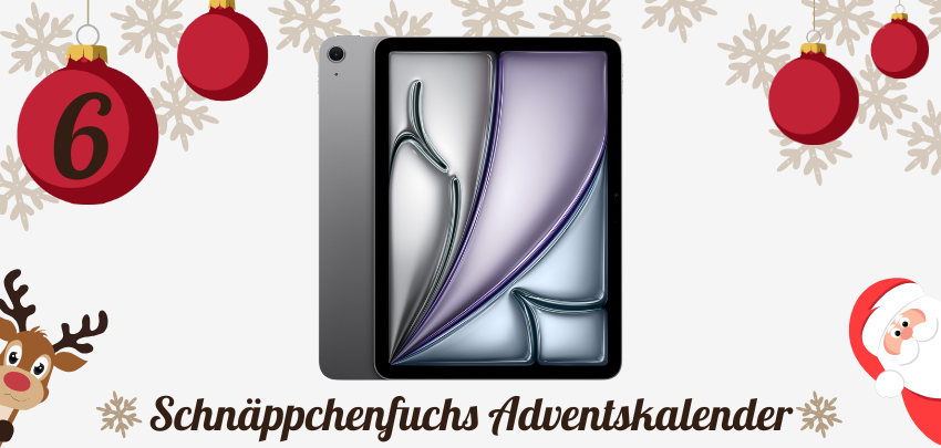 Apple iPad Air 11 2025 (Wert: 549€) ✨ 6. Dezember: Das nächste Türchen ist offen