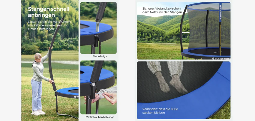 Songmics-Trampolin-Details