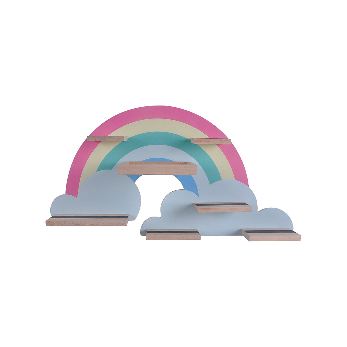MyToys Regal für Tonies Stern &amp; Regenbogen