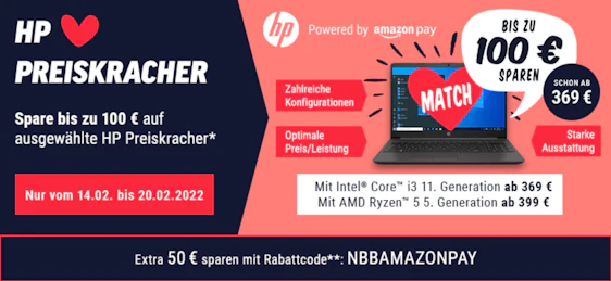 Nur noch heute! 💻🤑 HP 250/255 G8 Notebook (15,6") ab 327€ - bei Zahlung über Amazon Pay