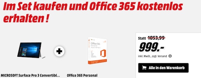 surface office kostenlos