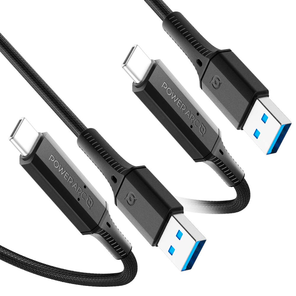 PowerArc ArcWire 2 Pack USB 3.0 Typ C Kabel 1m PET Mesh Durabend Ladekabel 50% Rabatt