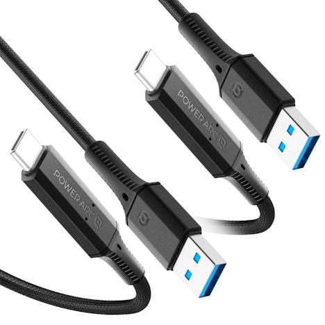 PowerArc ArcWire 2 Pack USB 3.0 Typ C Kabel 1m PET Mesh Durabend Ladekabel 50% Rabatt