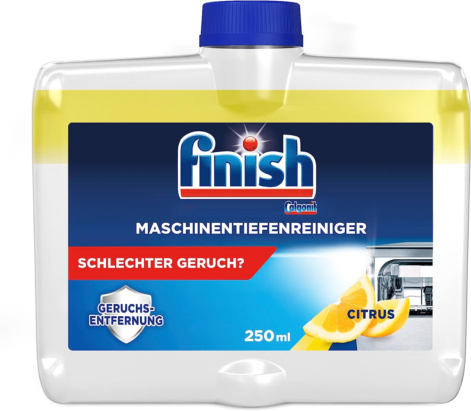 Sauber! finish Maschinentiefenreiniger (250ml) für 1,99€ - Citrus-Duft gegen schlechte Gerüche