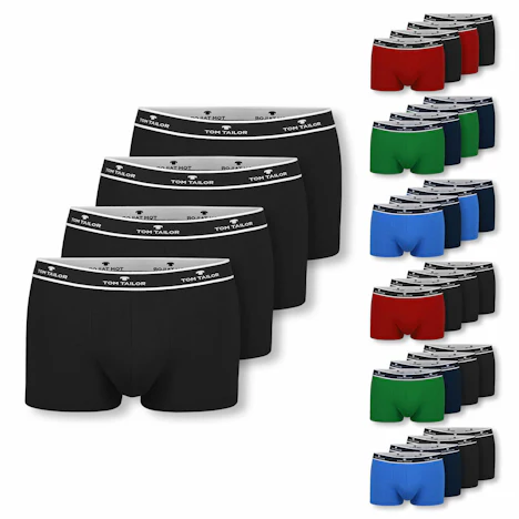 4er Pack Tom Tailor Boxershorts Shorts Pants Boxer für 26,99 Euro