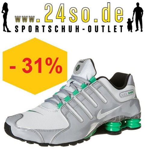 Nike Shox NZ EU Sneaker grau/weiß/grün