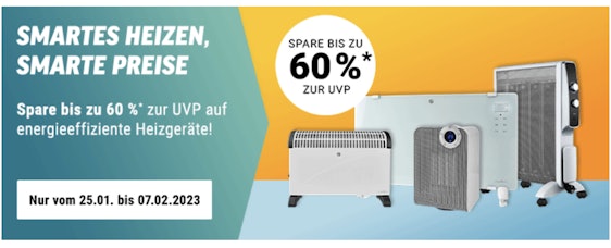 Heizkörperaktion bei NBB - die 5 besten Heiz-Schnäppchen im Check, z.B.: Nedis WLAN Smart Heizlüfter für 32€