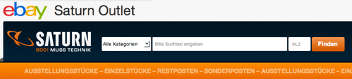 Saturn eBay Outlet - Kundenrückläufer im Angebot