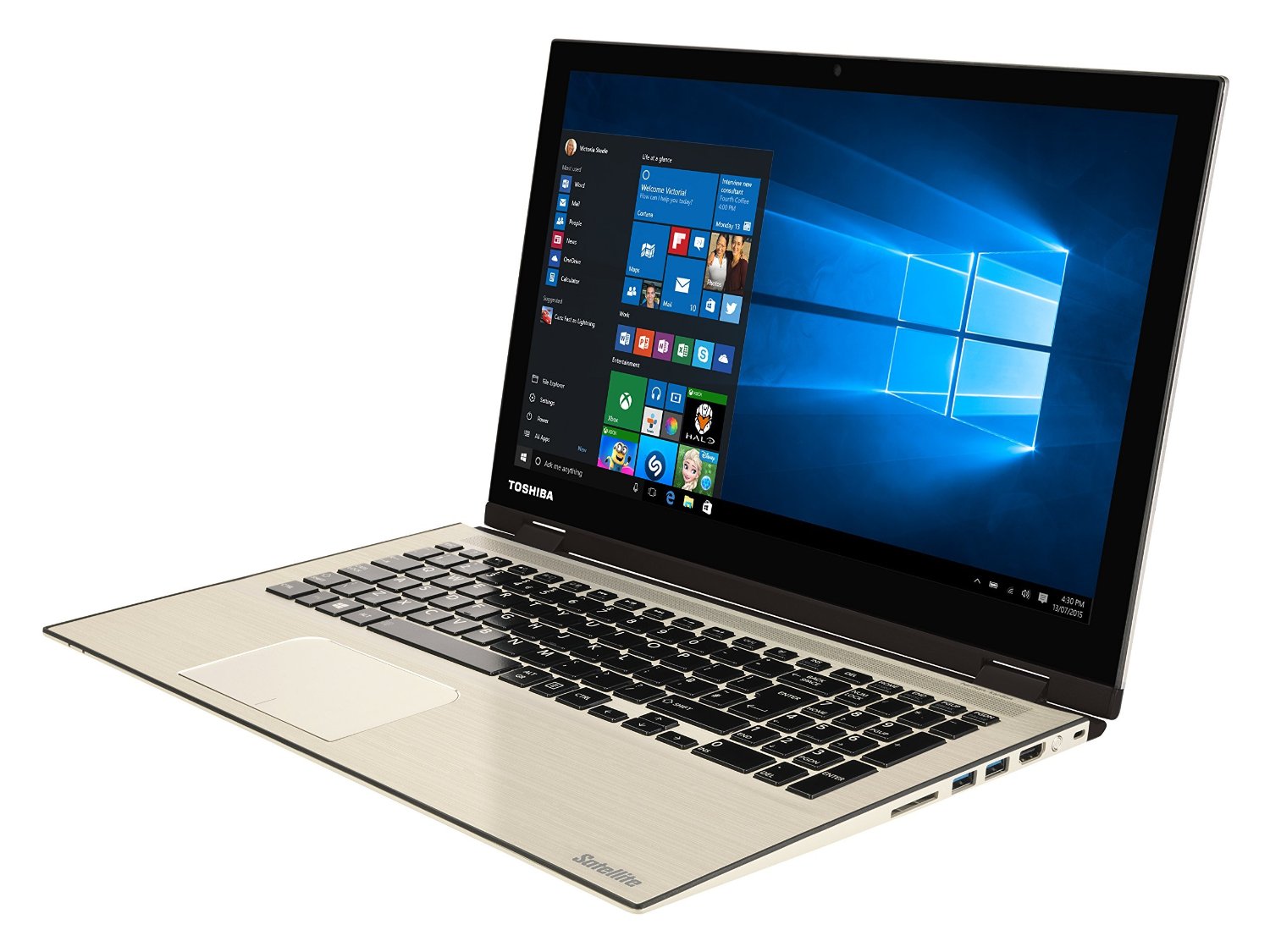 Toshiba Satellite Radius 15 für 549€ – 15" Convertible-Notebook mit i5-5200U, 8 GB RAM, 1 TB HHD