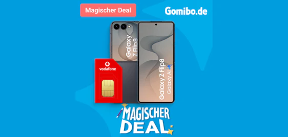 Nur kurz 📲 Samsung Galaxy Z Flip8 + 70GB Vodafone Allnet-Flat » schon ab 24,99€ mtl.