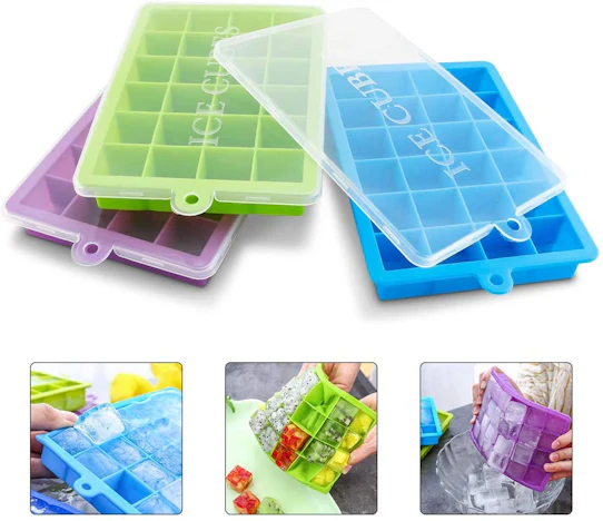 25% Rabatt Jooheli Eiswürfelform,3 Stück +7.49 EUR