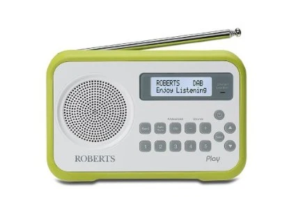 PREISFEHLER? Roberts Radio Play in Neongrün für nur 14,99 EUR (Aufladbares DAB/DAB+/FM RDS Radio)