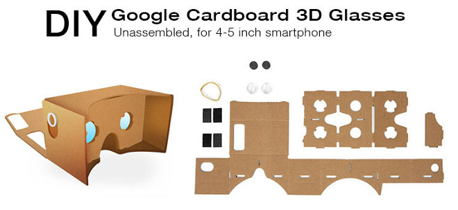 DIY Google Cardboard für 2,55€ - Virtual Reality 3D-Brille für Smartphones