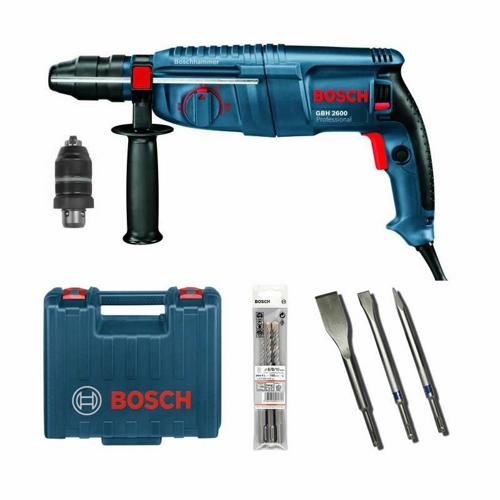 Bosch GBH2600 / GBH 2600 inkl. Meißel Set + Bohrer Set - SDS-plus Bohrhammer - 169,90€ [eBay]