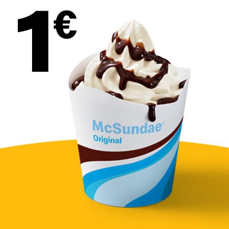 Endet heute! McSundae für 1€ – Code einlösbar bei McDonald's 🍦