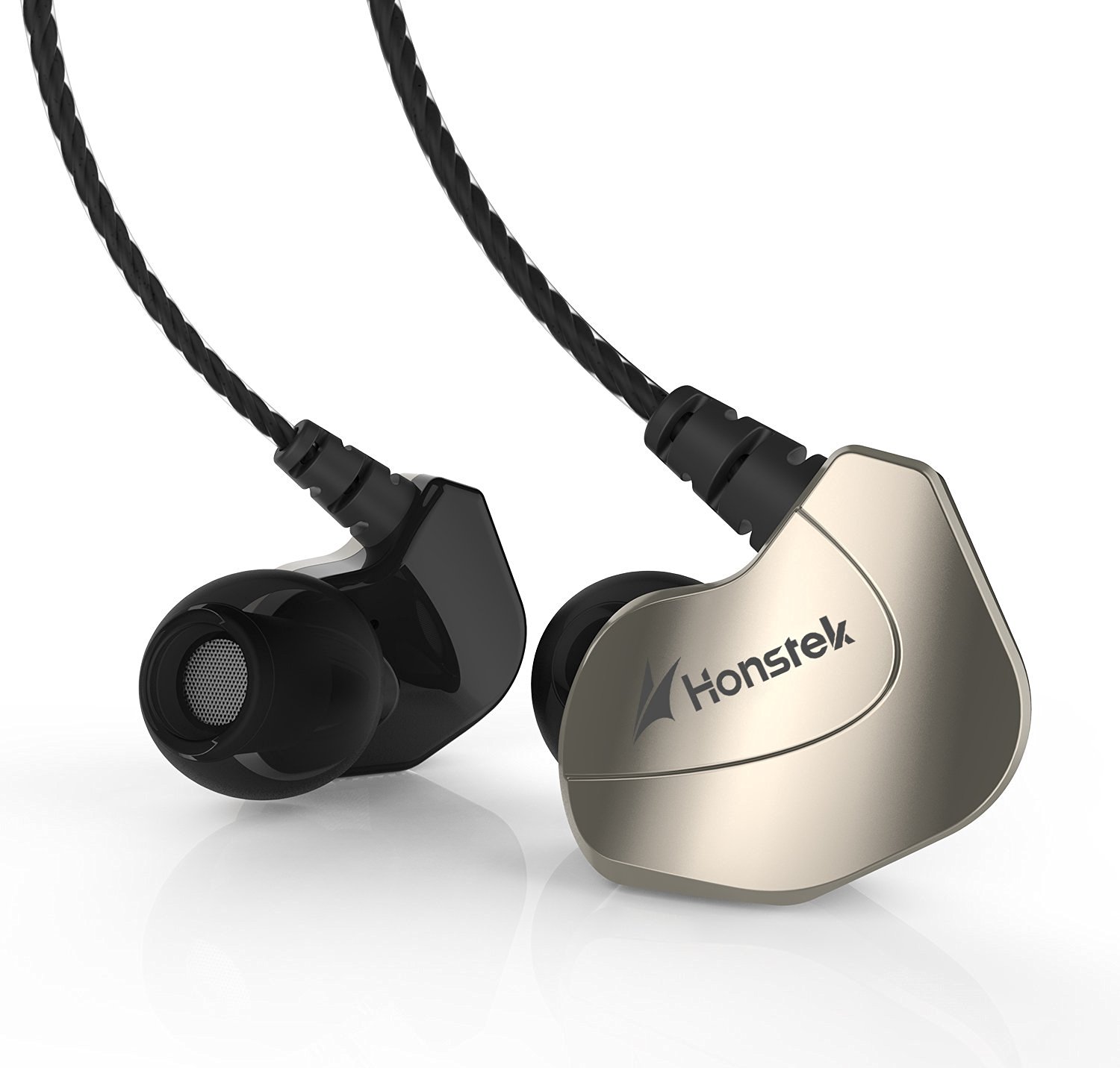 In-Ear-Kopfhörer, Honstek X6 Noise-Isolating In-Ear-Kopfhörer mit Micro &amp; Fernbedienung