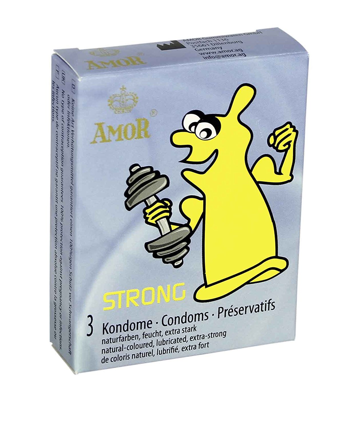 150 Kondome Amor Kondome Strong (50 X 3 pieces) für 11,13 EUR inkl. Versand