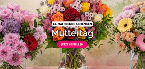 🌸 Blumige Grüße zum Muttertag! 🌸 12% Rabatt auf Muttertagssträuße bei Blume Ideal