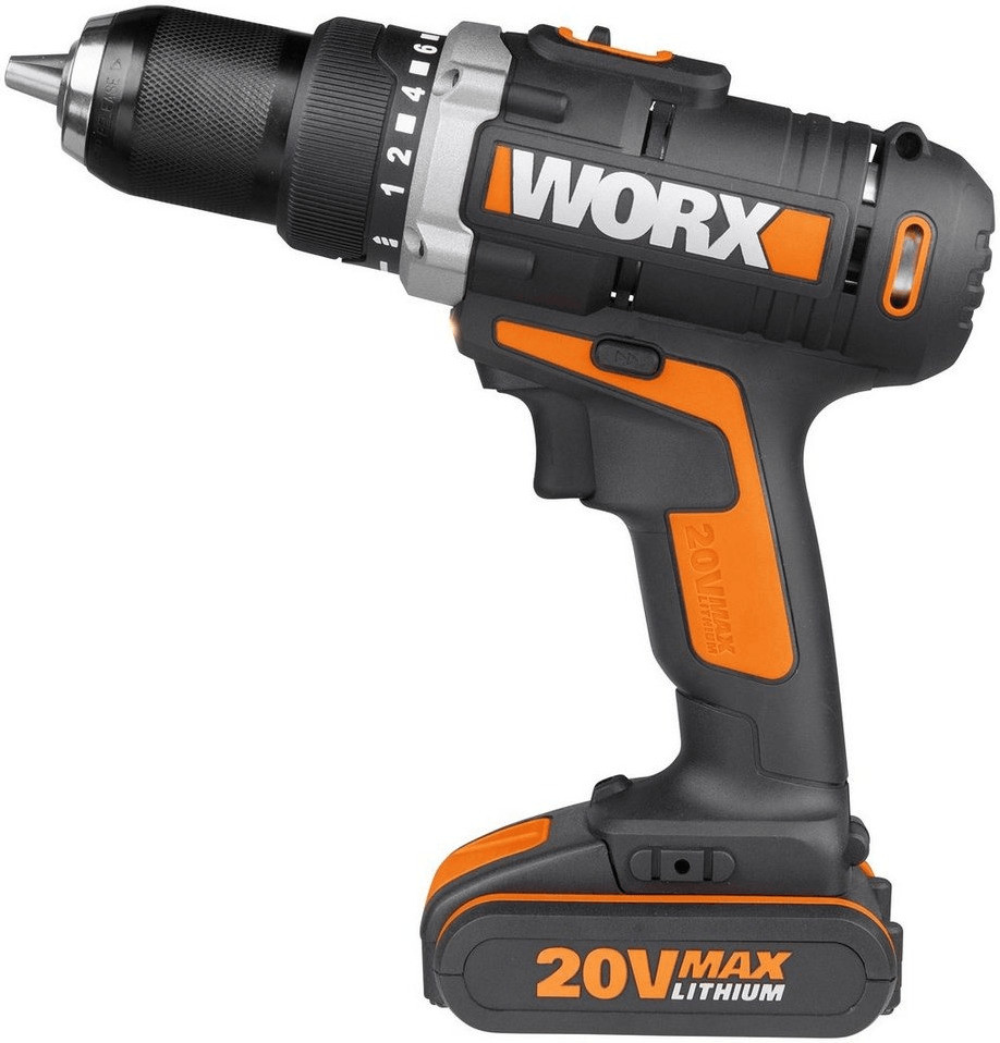 Aktion: Worx Akku-Bohrschrauber WX183 20V (mit 2 Akkus) 16% günstiger