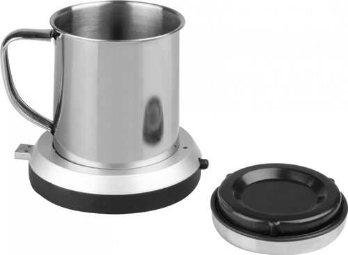 USB Tassenwärmer mit Edelstahl-Tasse für nur 3,90 EUR inkl. Versand