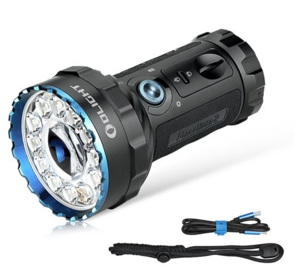 Olight Marauder 2 LED Taschenlampen 14000 Lumen 800 Metern Leuchtweite Wiederaufladbare