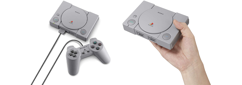 Sony Playstation Classic für 20€ - Retro-Konsole mit 20 vorinstallierten Spielen &amp; 2 Controllern